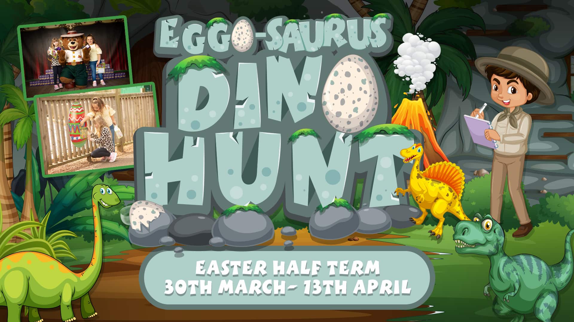 Dino Hunt Facebook Cover