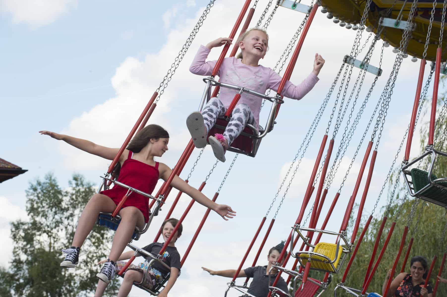 Kids On Swing Rollercoaster